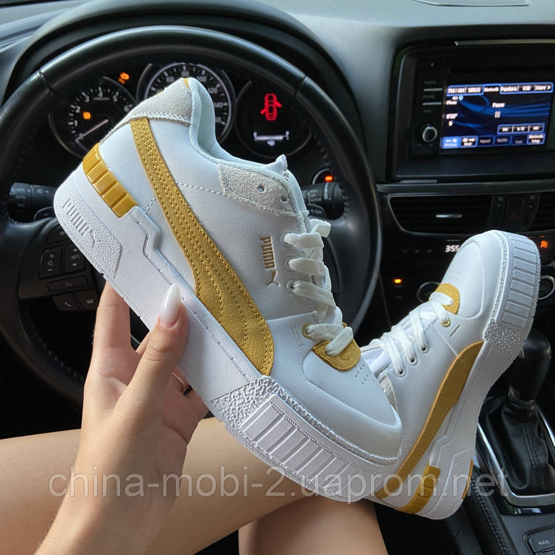 

Puma Select Cali Sport White Yellow (Белый Желтый)