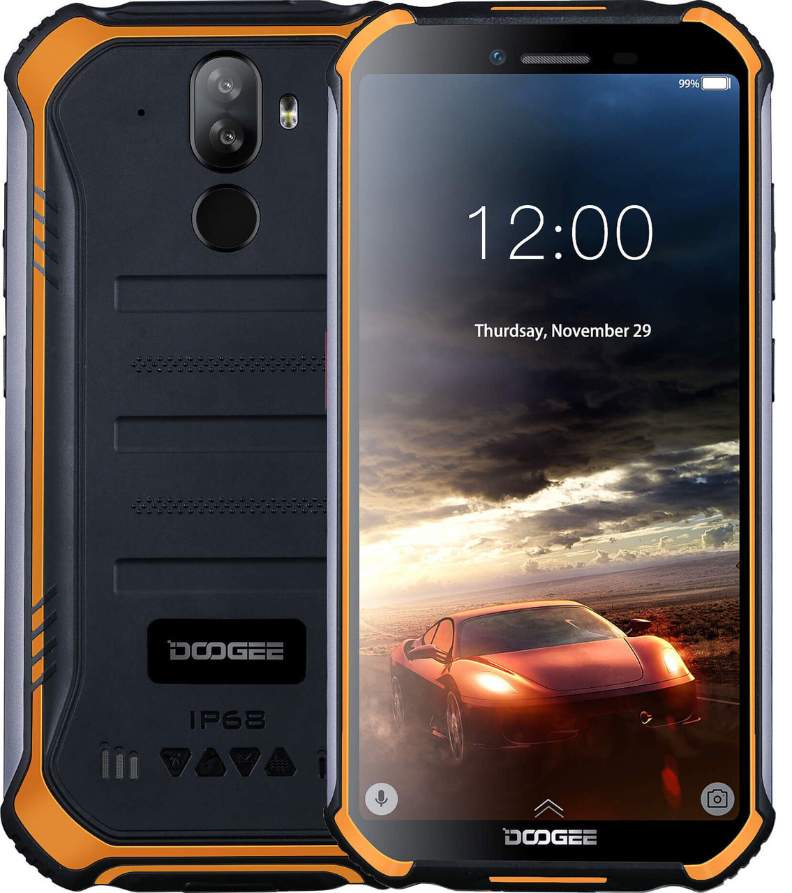 

Защищенный телефон Doogee S40 Lite orange противоударный водонепроницаемый смартфон