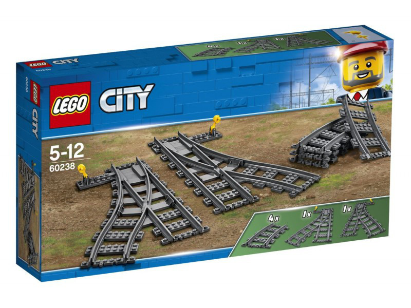 

Lego City Железнодорожные стрелки 60238