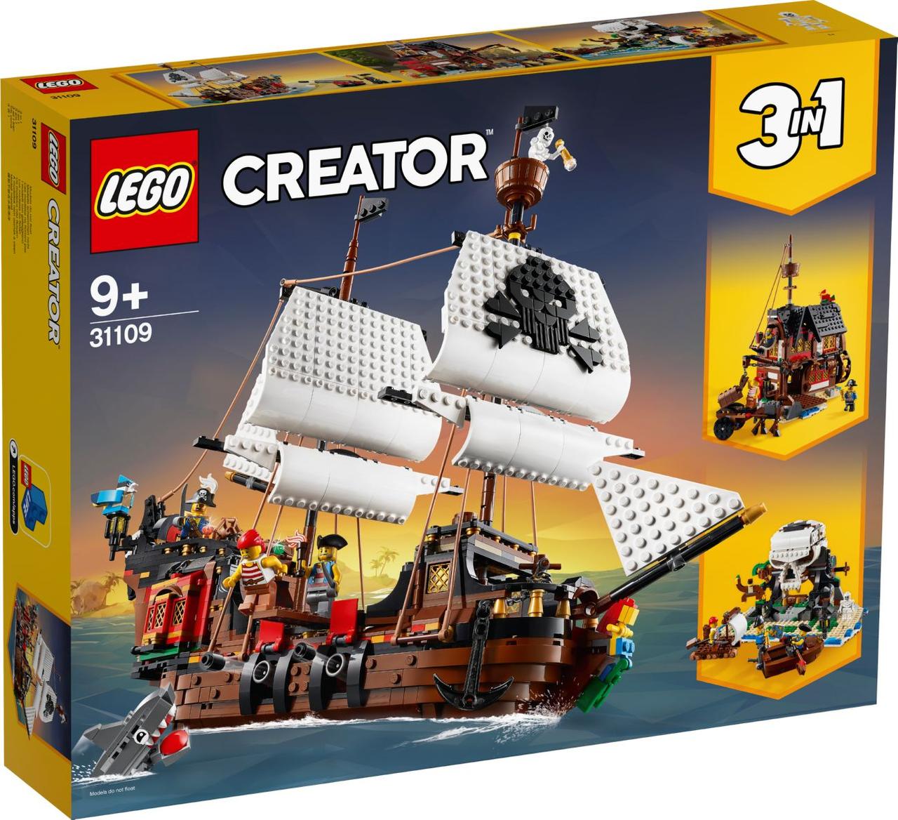 

Lego Creator Пиратский корабль 31109