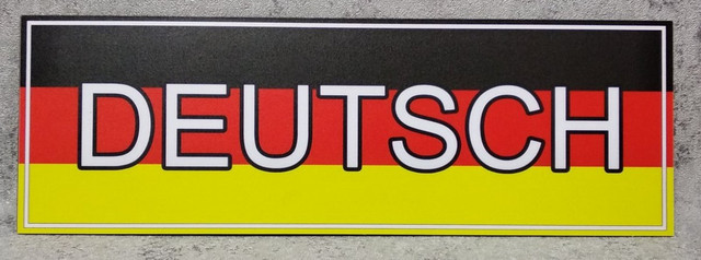 Табличка для кабинета немецкого языка DEUTSCH