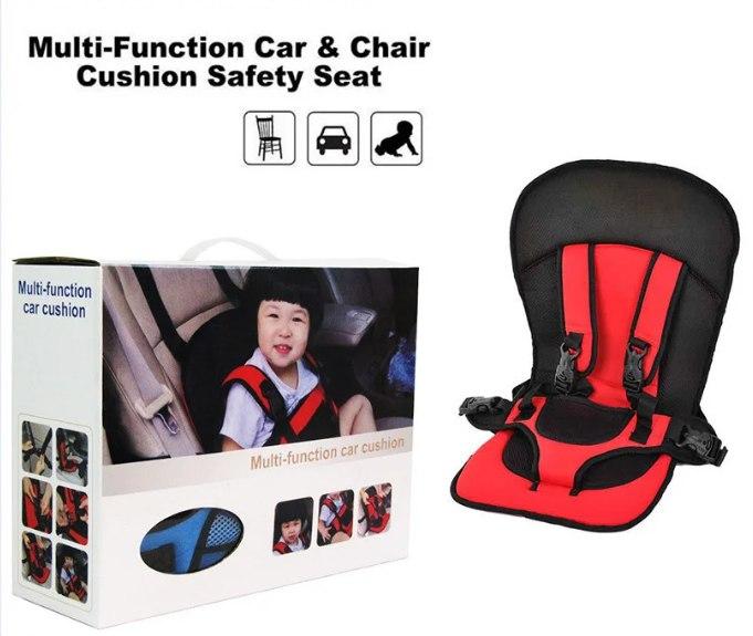 

Детское автокресло, обеспечивает безопасность ребёнка Multi Function Car Cushion красное SKL11-235897, Красный