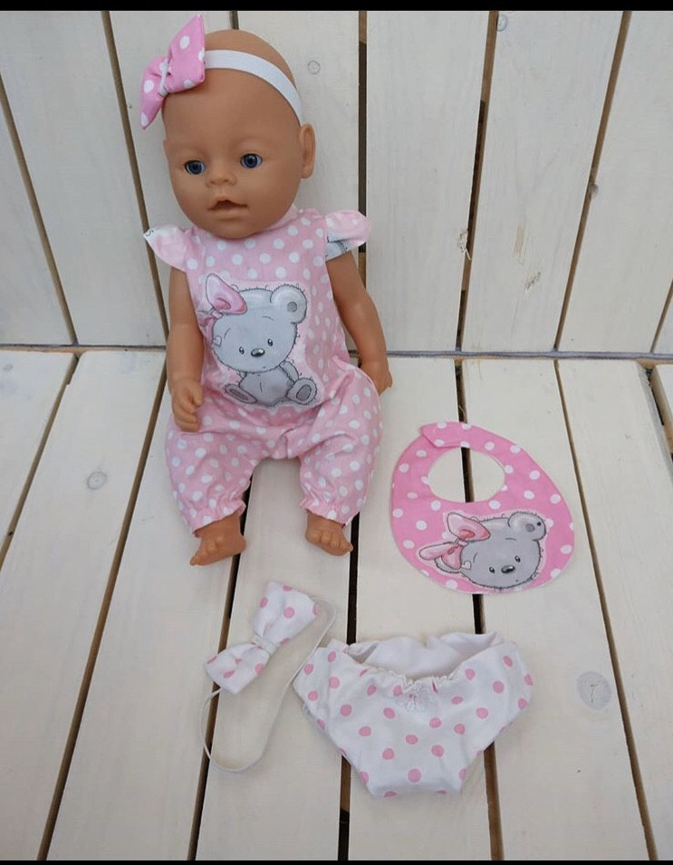 

Одежда для куклы Беби Берн 40-44 см. Toys Мишка Ручная работа