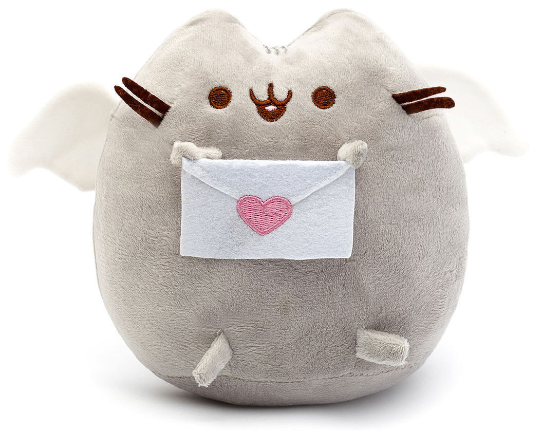 

Комплект Мягкая игрушка кот с письмом Pusheen cat и Летающий светящийся шар JM-888 (n-737) (JE73n-737), Серый