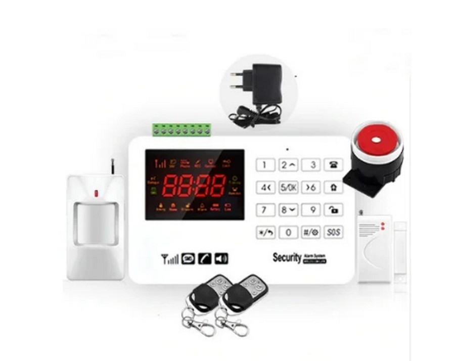 

Комплект сигнализации GSM Alarm System GSM40A plus Белый 231639 (DI51231639)