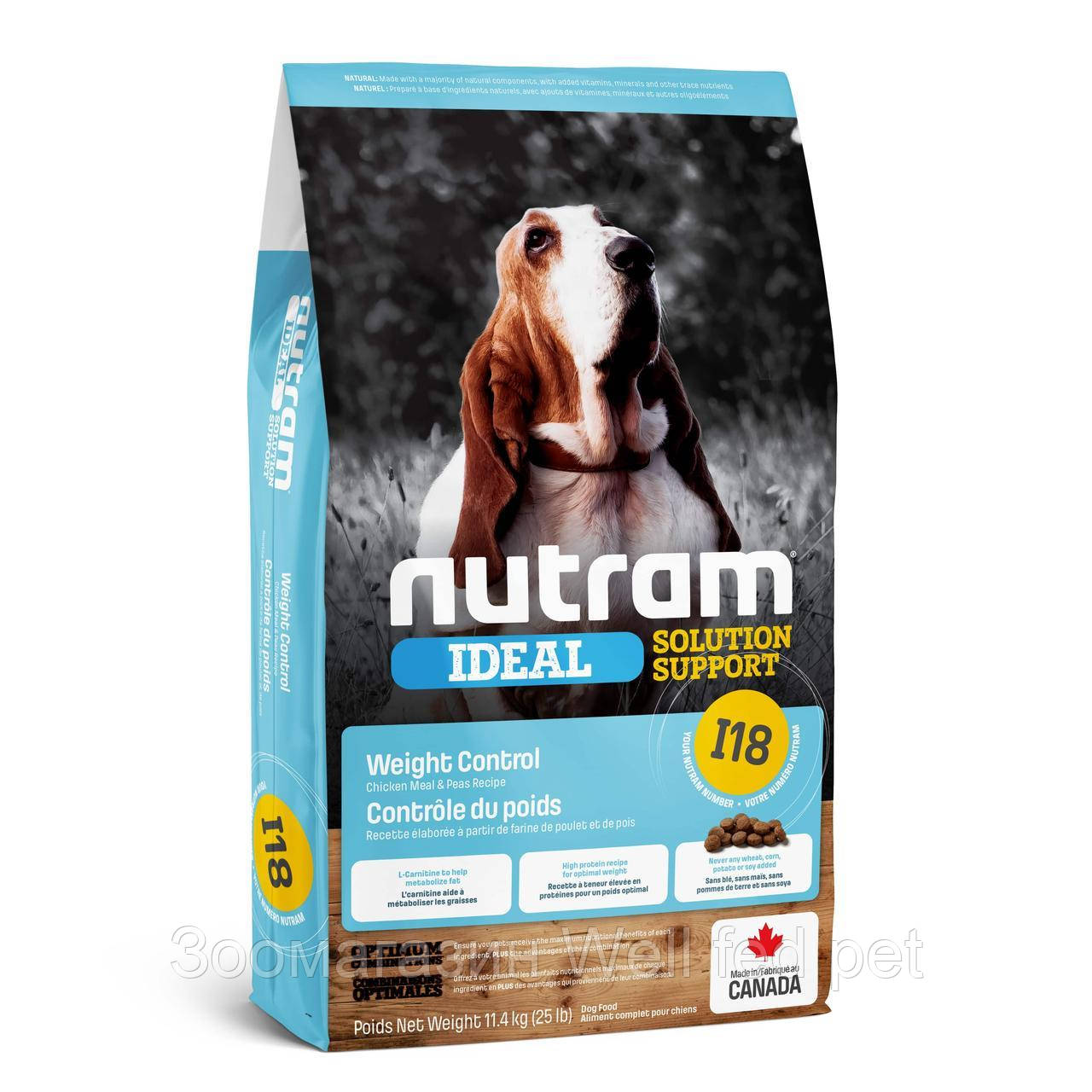 

I18_NUTRAM Ideal Solution Support Weight Control (2 кг - 20 кг) холистик корм д/соб. склонных к ожир