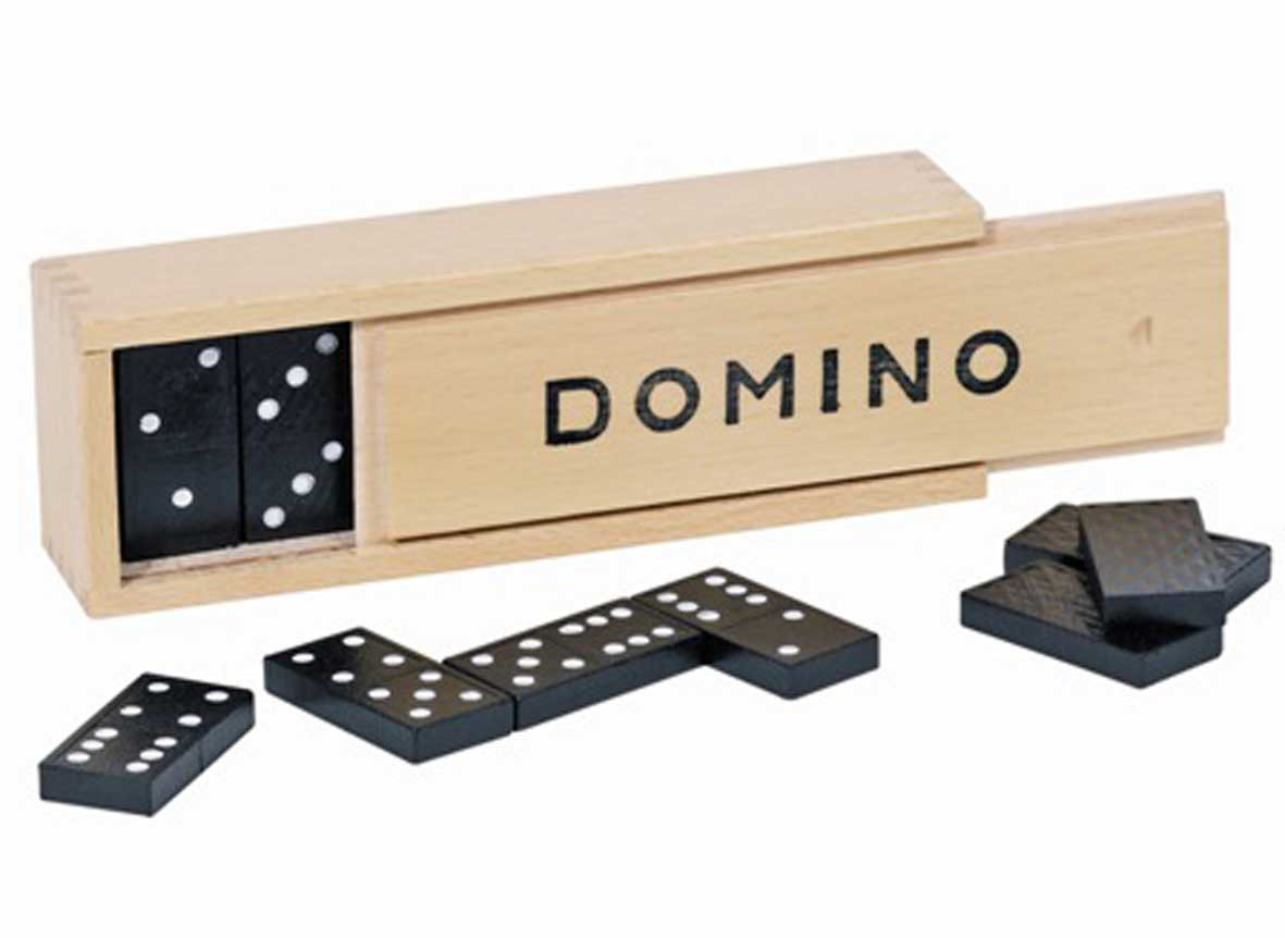 Игра Домино в деревянной коробке, цена 199.50 грн - Prom.ua (ID#1271208718)