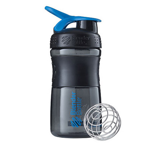 

Спортивная бутылка-шейкер BlenderBottle SportMixer 590ml Black/Cyan (ORIGINAL)