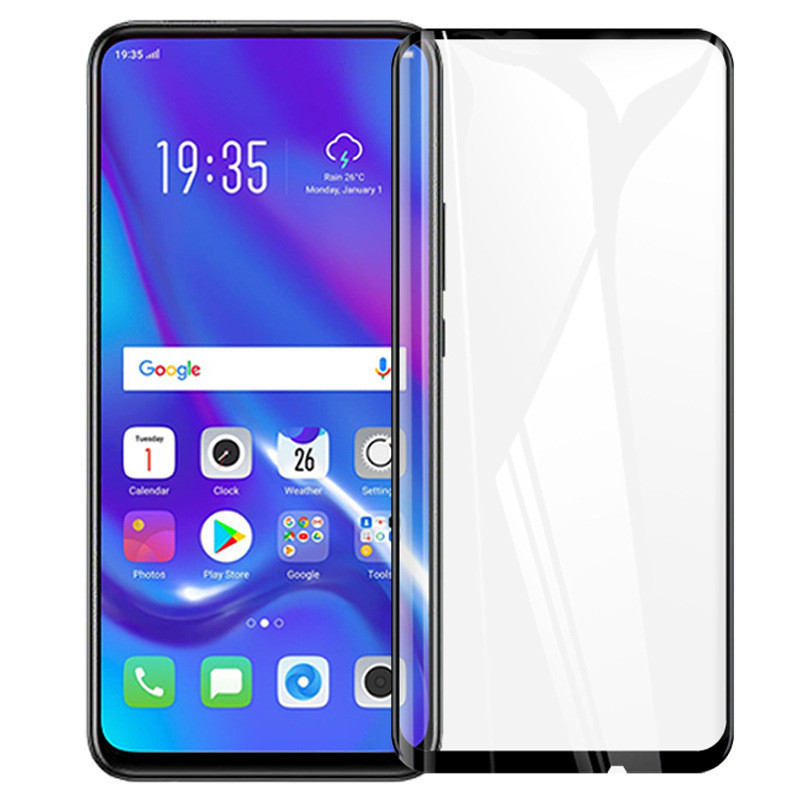 

Защитное стекло для Huawei P Smart Z 2019 5д HQ на весь экран защитное стекло на хуавей п смарт з черное, Черный