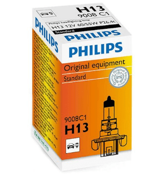 

Лампа галогенная Philips H13, 1шт/картон 9008C1