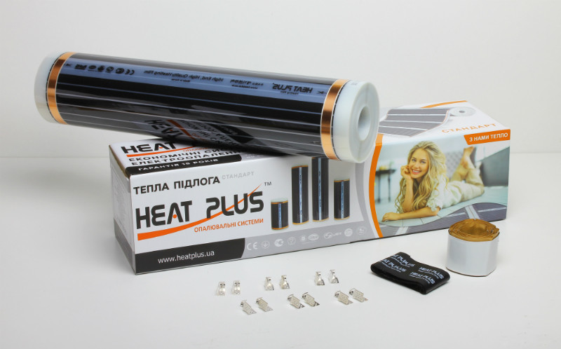 

Пленочный теплый пол Heat Plus Standart 1760 Вт 8 м² (HPS008)