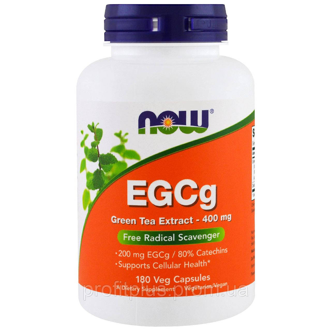 

EGCG Экстаракт листьев зеленого чая Now Foods 400 мг 180 гелевых капсул NF4757, КОД: 1826846