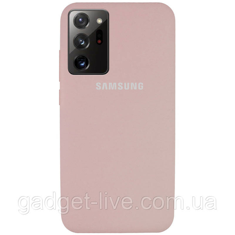 

Чехол Silicone Cover Full Protective (AA) для Samsung Galaxy Note 20 Ultra, Розовый / pink sand