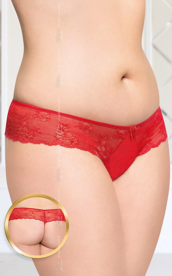 

Женские стринги - G-string 2420, Plus Size, красные, Красный