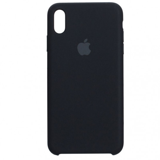 

Чехол Silicone case (AAA) для Apple iPhone X (5.8") / XS (5.8"), Черный / black