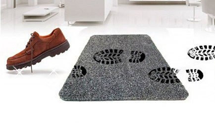 

Придверный супервпитывающий коврик Clean Step Mat Черный