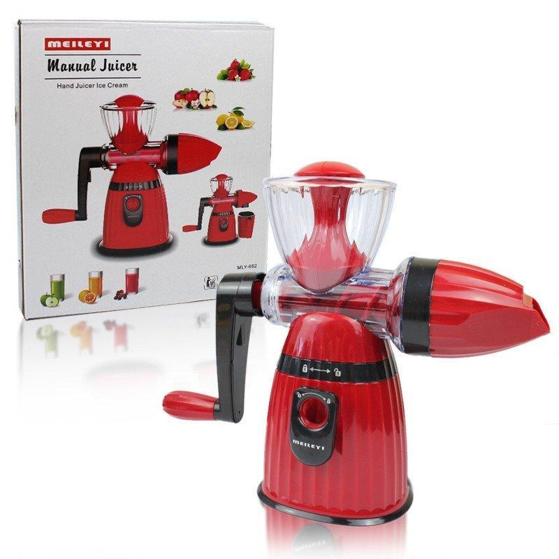 

Соковыжималка Hand Juicer Ice Cream для овощей и фруктов. Ручная соковыжималка. 27х14см.