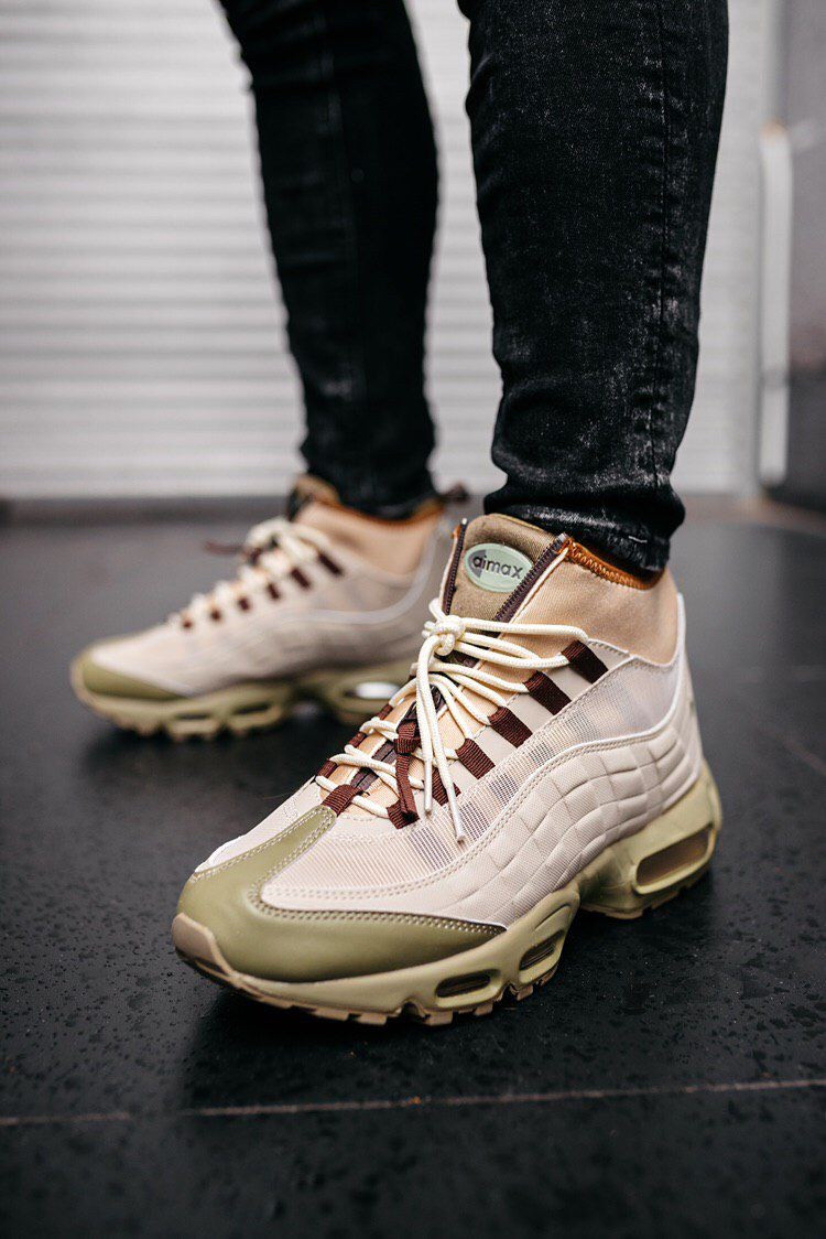 

Кроссовки Nike Air Max 95 Sneakerboot Beige | Найк Айр Макс 95 бежевые 44