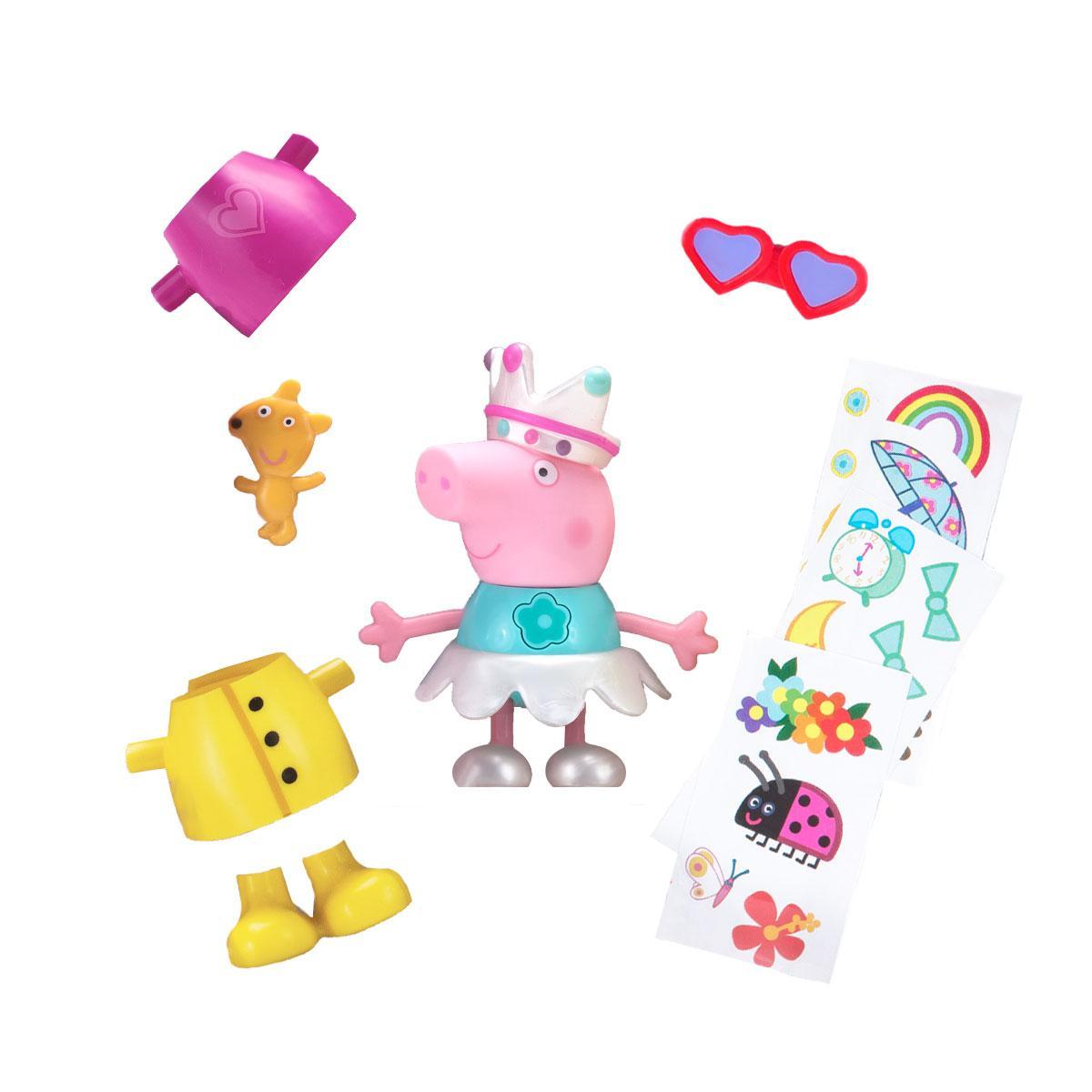 

Игровой набор Peppa - МУЗЫКАЛЬНАЯ ПЕППА-МОДНИЦА (звук, одежда, аксессуары, фигурка 13 см)