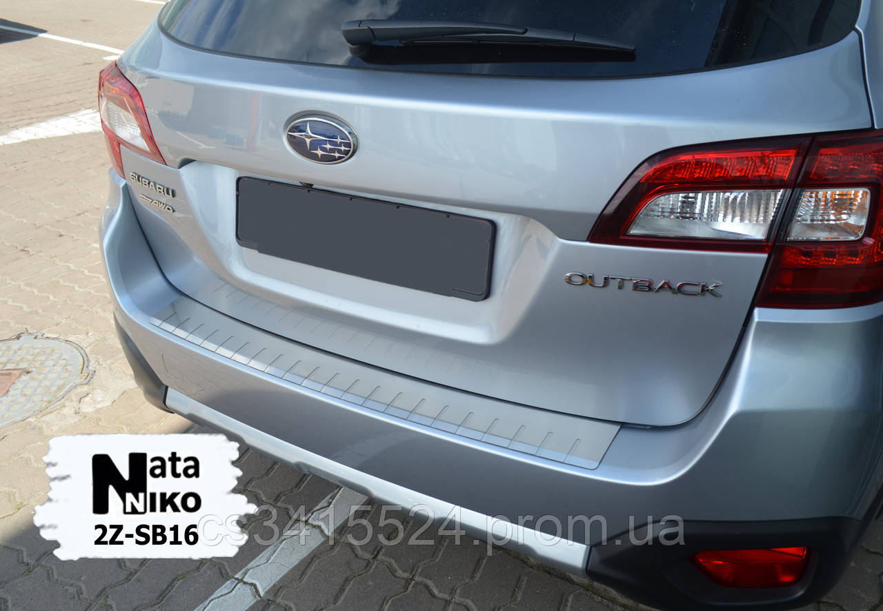 

Накладка на бампер с загибом SUBARU OUTBACK V (BS) 2014-