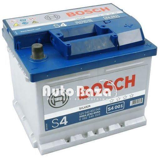 

Аккумулятор 44Ah-12v BOSCH (S4001) (207x175x175),R,EN440