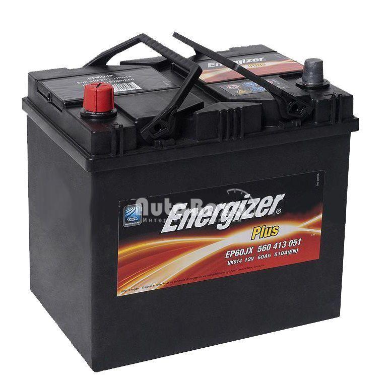 

Аккумулятор 60Ah-12v Energizer Plus (232х173х225), L,EN510