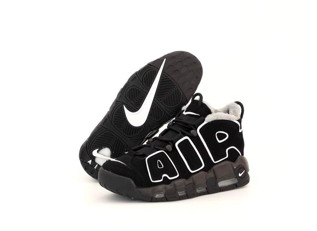 Зимние кроссовки с мехом Nike Air More Uptempo 96 Winter Black White  (Зимние кроссовки Найк Аптемпо черные), цена 1849 грн - Prom.ua  (ID#792127125)