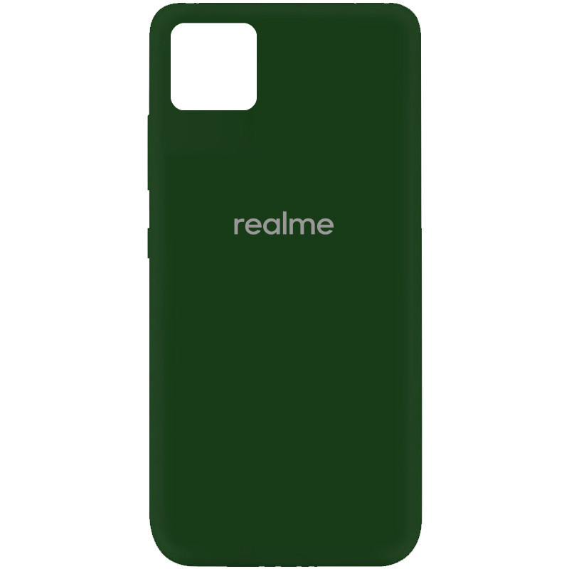 

Чехол Silicone Cover My Color Full Protective (A) для Realme C11, Зеленый / dark green