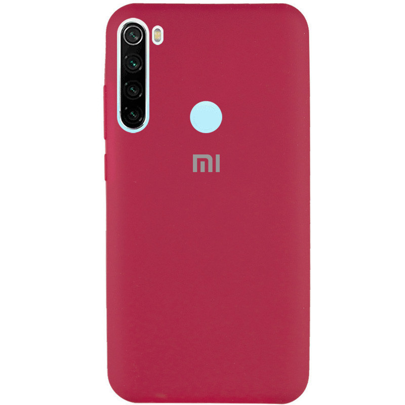 

Чехол Silicone Cover Full Protective (AA) для Xiaomi Redmi Note 8, Красный / rose red