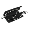 Ключница CITROEN, кожаная автоключница с логотипом 
СИТРОЕН (гладкая черная 17002), фото 2