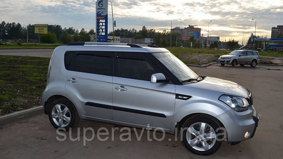 

Дефлекторы окон (ветровики) KIA Soul 2009-