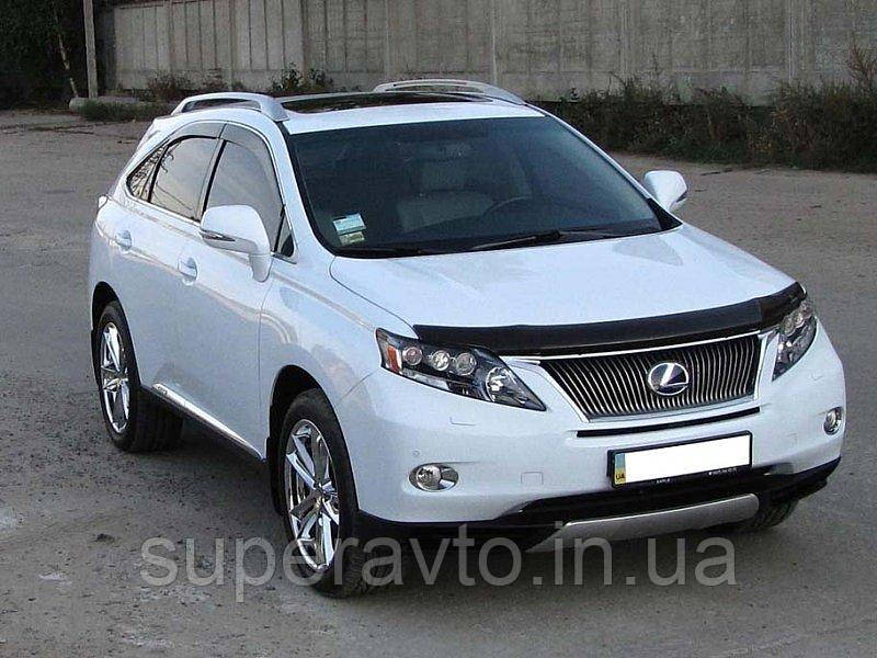 

Дефлектор капота (мухобойка) LEXUS RX350, 450h 2009-