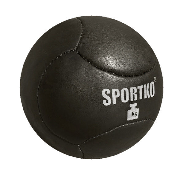 

Мяч Медбол SPORTKO Кожа 4кг