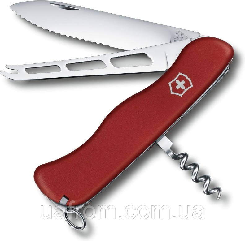 

Швейцарский Нож Victorinox Cheese Knife 0.8303.W Red (2217728, Красный