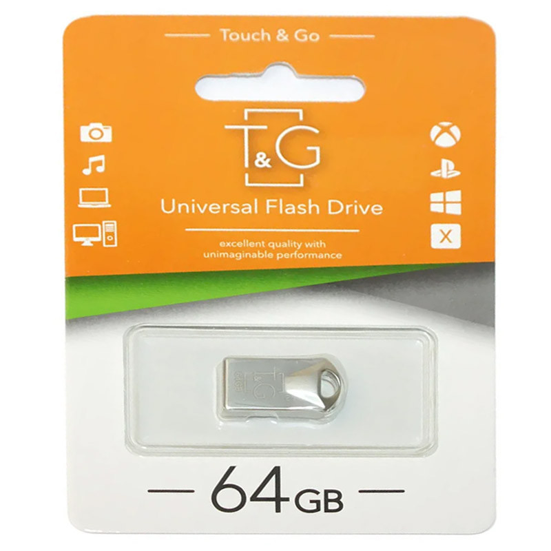 Флеш-драйв USB Flash Drive T&G 106 Metal Series 64GB
