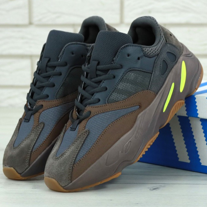 

Мужские кроссовки Adidas Yeezy 700, серый, коричневый, желтый 38, Разные цвета