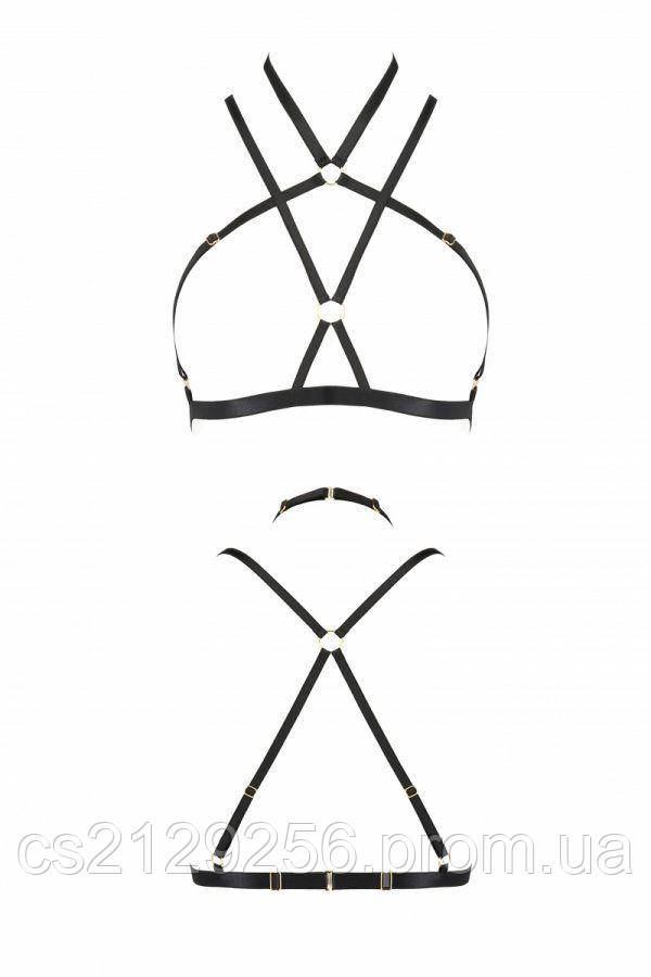 

Портупея-стрепы KELIS BRA black S/M - Passion Exclusive