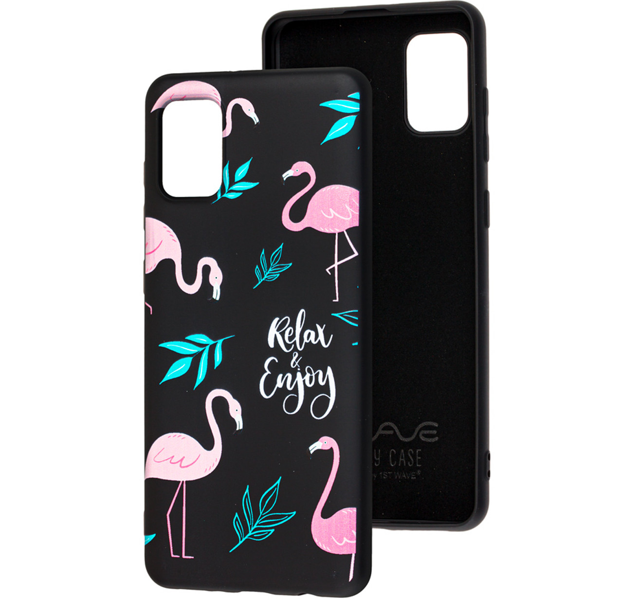 

Чехол-накладка TPU WAVE Fancy Case для Samsung Galaxy A51 SM-A515F Black (Flamingo), Черный