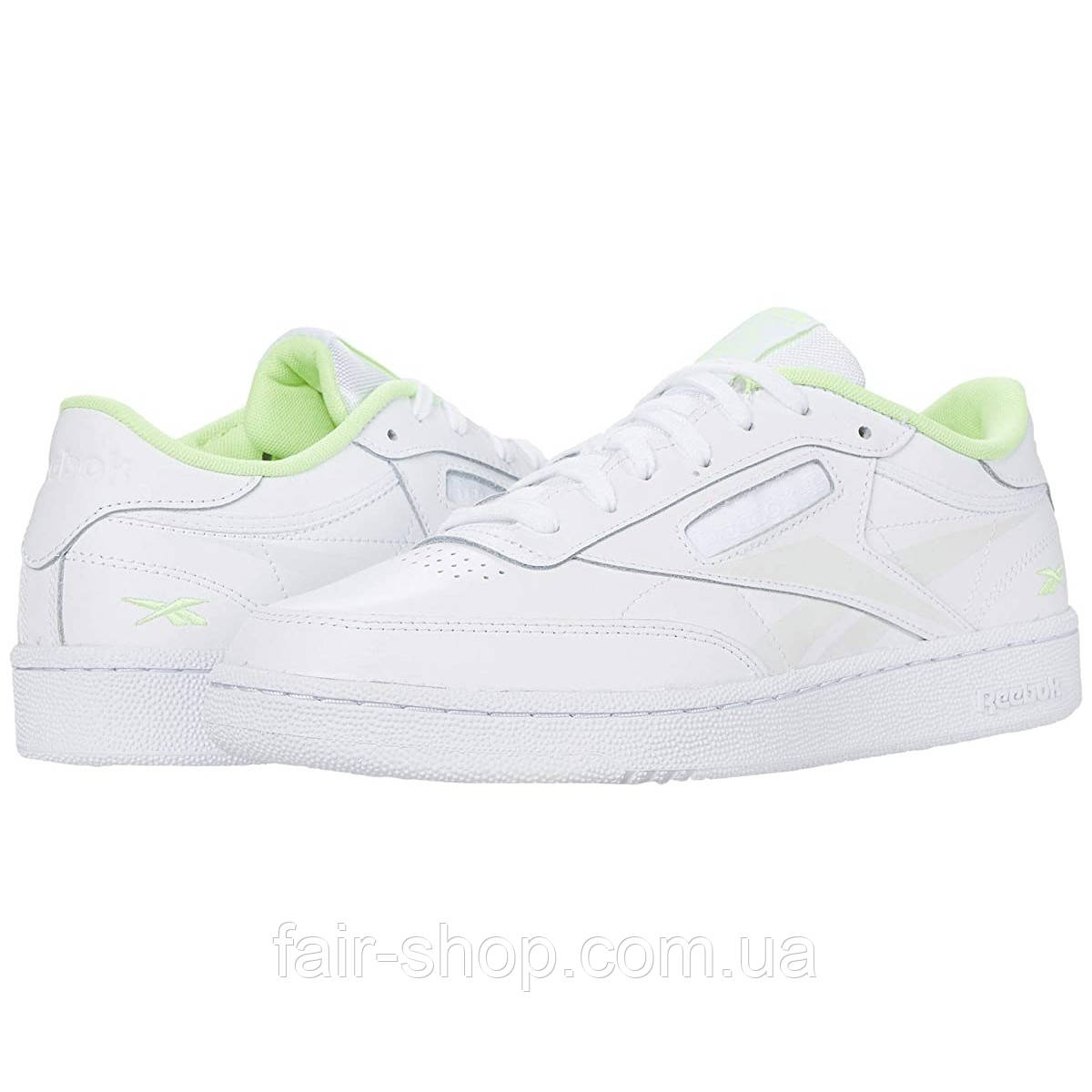 

Кроссовки Reebok Club C 85 White/White/Electric Flash - Оригинал