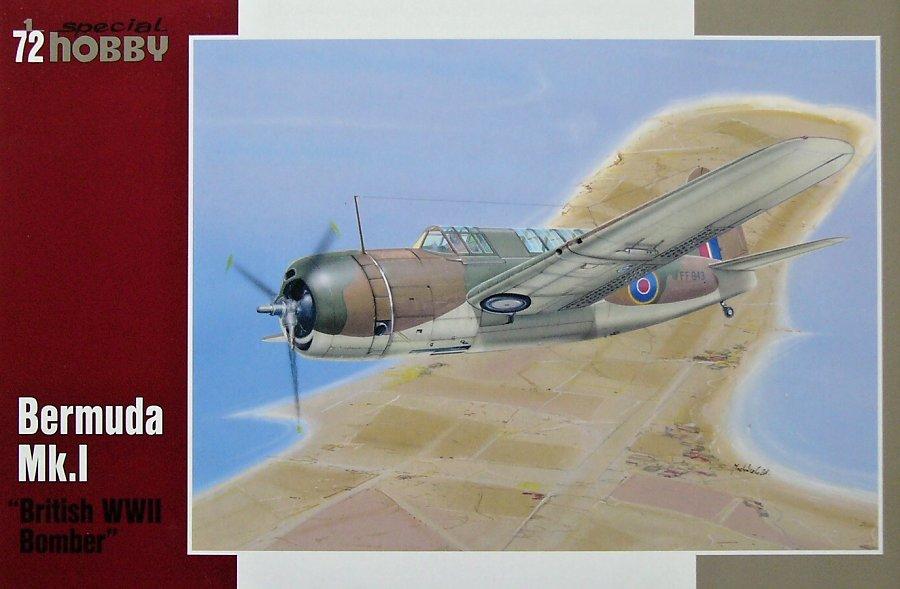 

Пластикова модель 1/72 Special Hobby 72191 Американський літак Brewster Bermuda Mk.I 'British WWII Bomber'