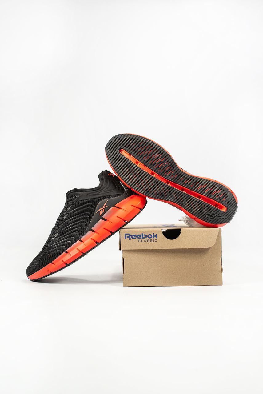 

Мужские кроссовки Reebok ZIG Kinetica Black Orrange / Рибок Зиг Кинетика Черные Оранжевые 43, Черный