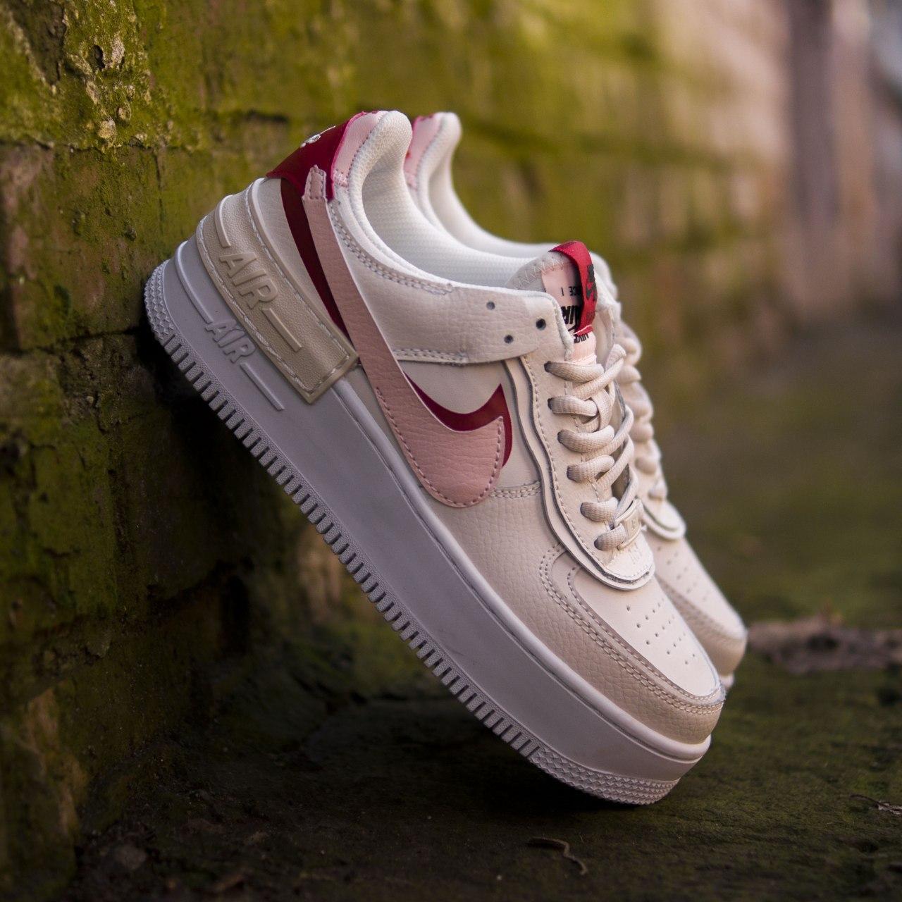 

Женские кроссовки Nike Air Force 1 Shadow Phantom White / Найк Аир Форс Шадоу 1 Фантом Белые, Белый