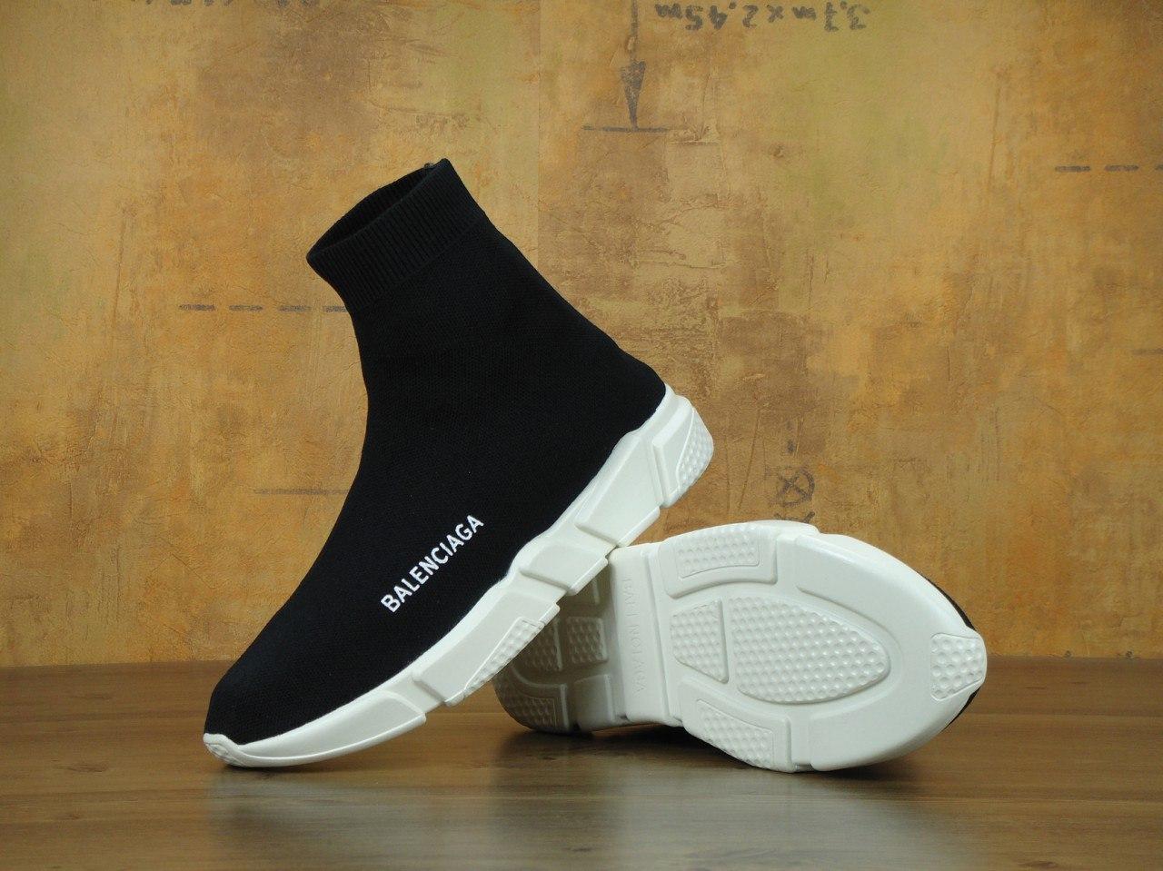 

Мужские кроссовки Balenciaga Speed Trainer Black / Баленсиага Спид Трейнер Черные 45, Черный