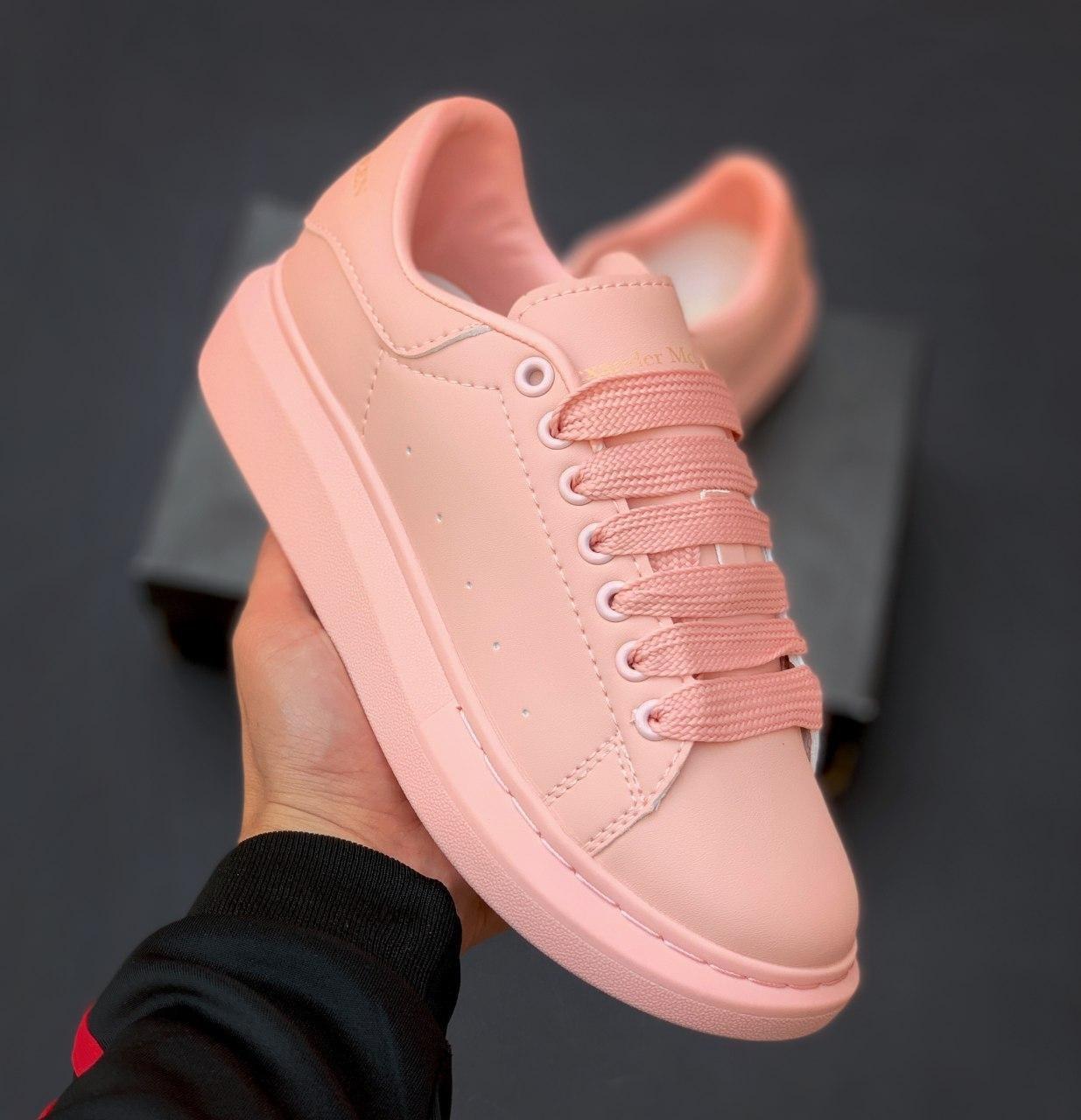 

Женские кроссовки Alexander McQueen Pink / Александр МакКуин Розовые 37, Розовый