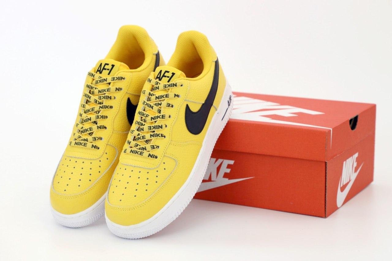 

Мужские кроссовки Nike Air Force Yellow / Найк Аир Форс Желтые, Желтый