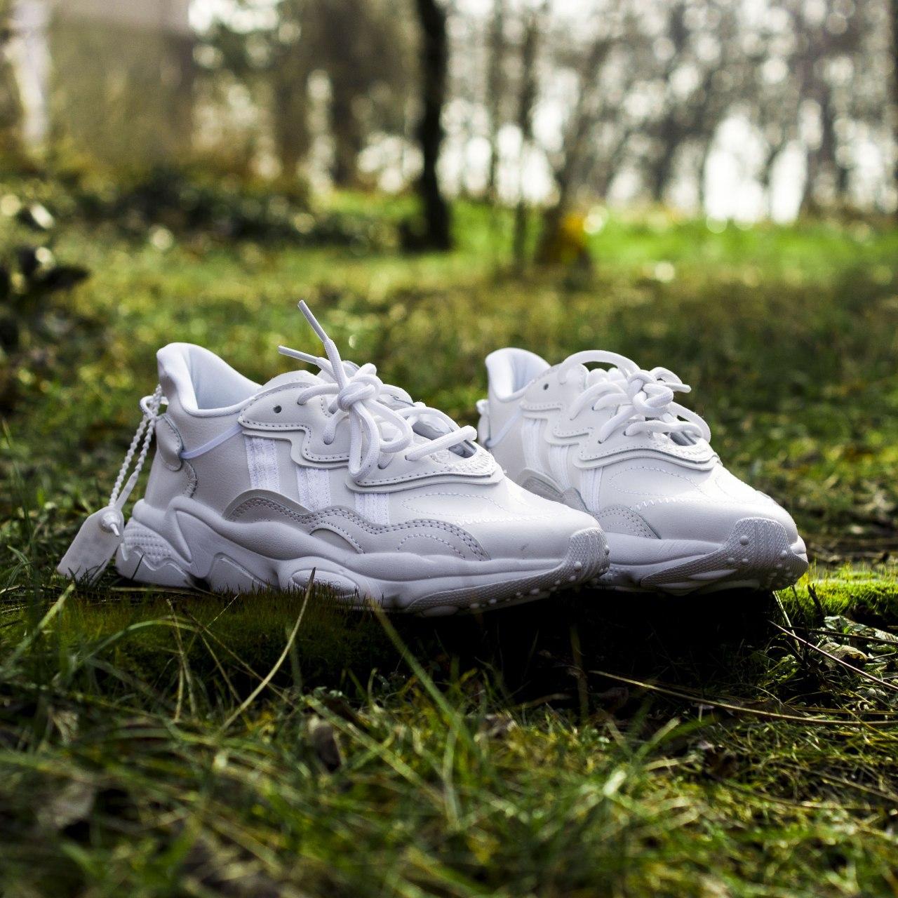 

Мужские кроссовки Adidas Ozweego White / Адидас Озвиго Белые, Белый