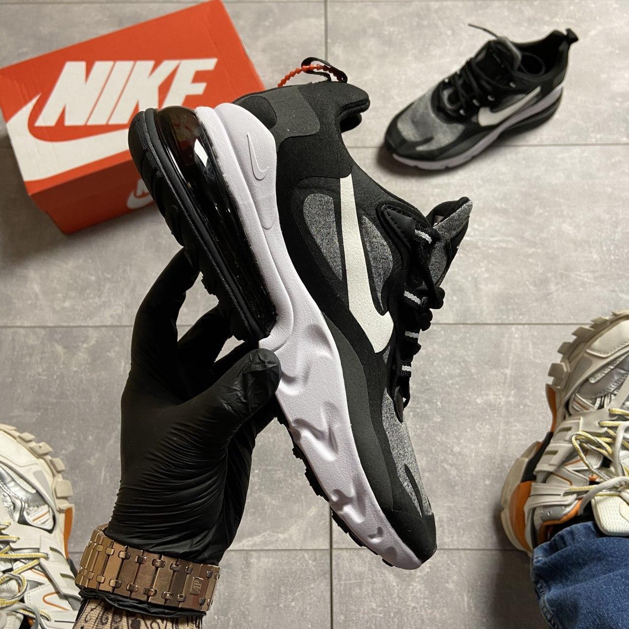 

Мужские кроссовки Nike Air Max 270 Black Grey White/ Найк Аир Макс 270 Черные Серые Белые 44, Серый