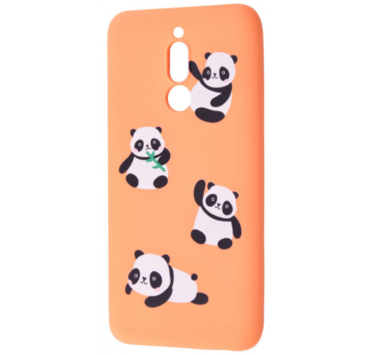 

Чехол-накладка TPU WAVE Fancy Case для Xiaomi Redmi 8A Peach (Panda), Персиковый