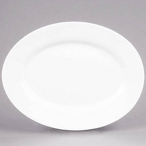 Большое белое овальное блюдо Arcoroc Zenix Intensity 350 мм (G4975), фото 2