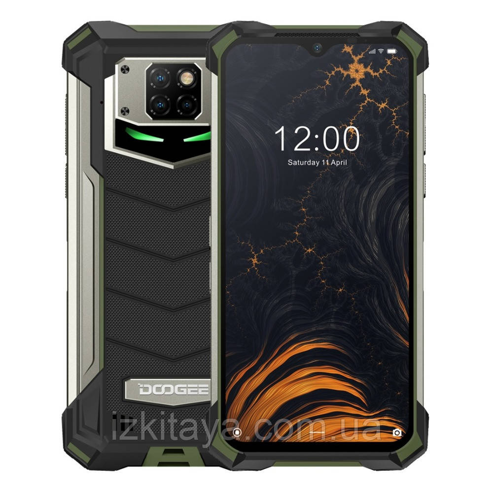 

Смартфон Doogee S88 Pro green огромный экран 6,3" защита IP69K память 6/128 Гб батарея 10000 mAh